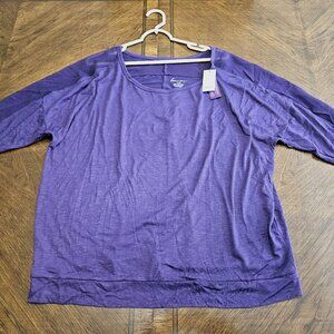 NWT Lane Bryant Purple Pullover